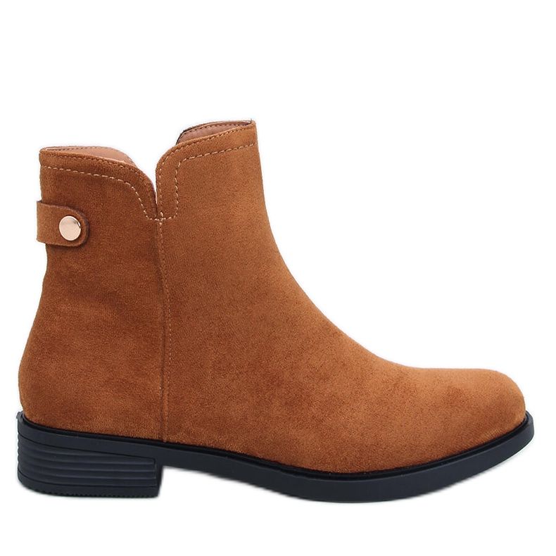 Stivaletti Chelsea classici da donna Beres Camel marrone