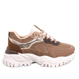 Scarpe da ginnastica Bolms Khaki da donna marrone