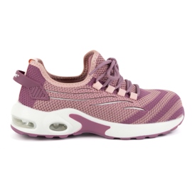 Scarpe da lavoro da donna URGENT 250/S1 con puntale in composito rosa