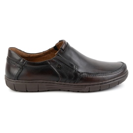 Olivier Scarpe da uomo in pelle 790MP kabir marrone scuro