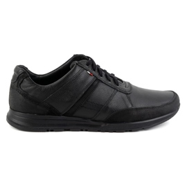 Olivier Scarpe stringate da uomo in pelle Sport Style 310GT floter nero