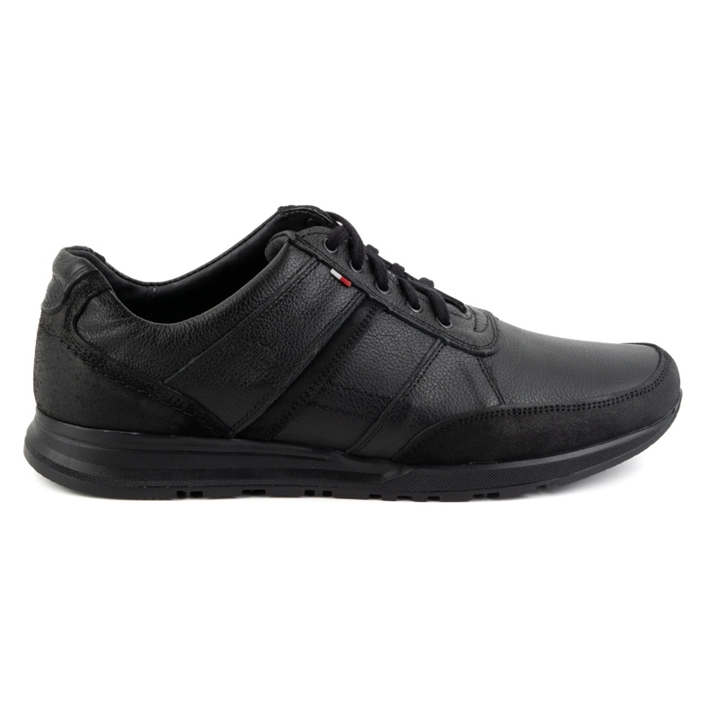 Olivier Scarpe stringate da uomo in pelle Sport Style 310GT floter nero