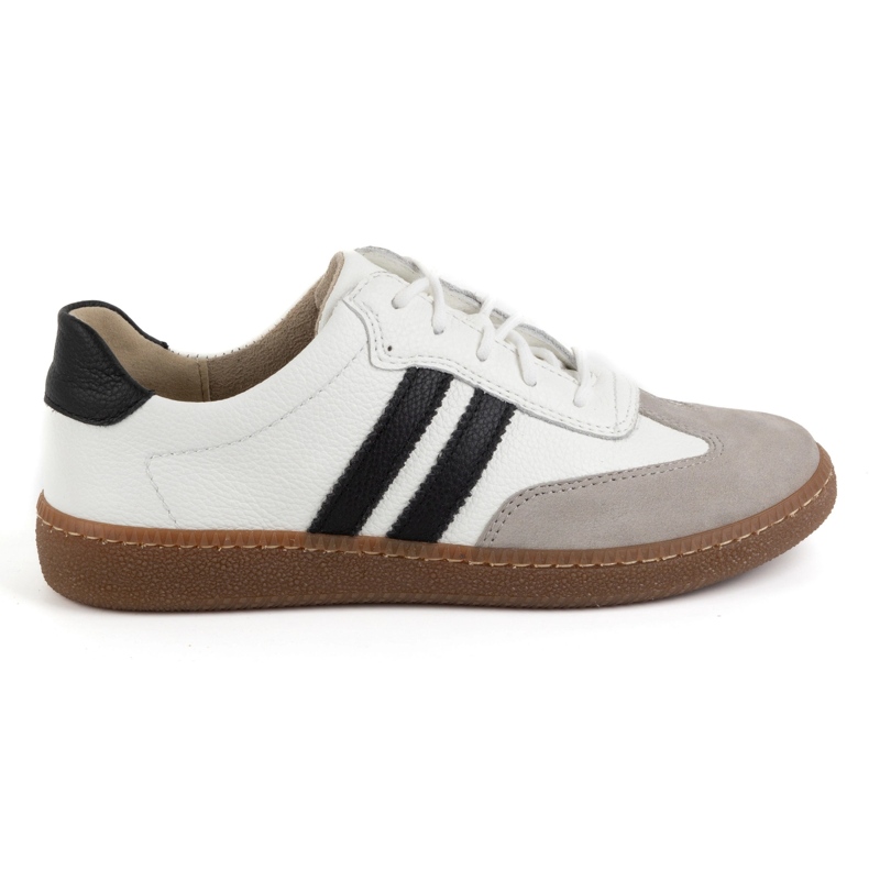 Olivier Scarpe da donna in pelle Sneakers modello 1259 bianche bianca