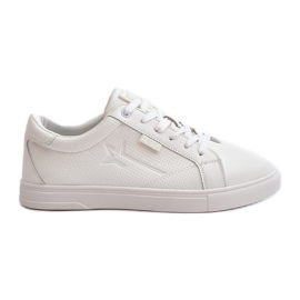 Sneakers da Uomo Realizzate in Eco Pelle Big Star OO174020 Hi-Poly System Bianco