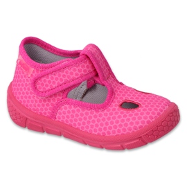 Pantofole per bambini Befado 630P003 rosa