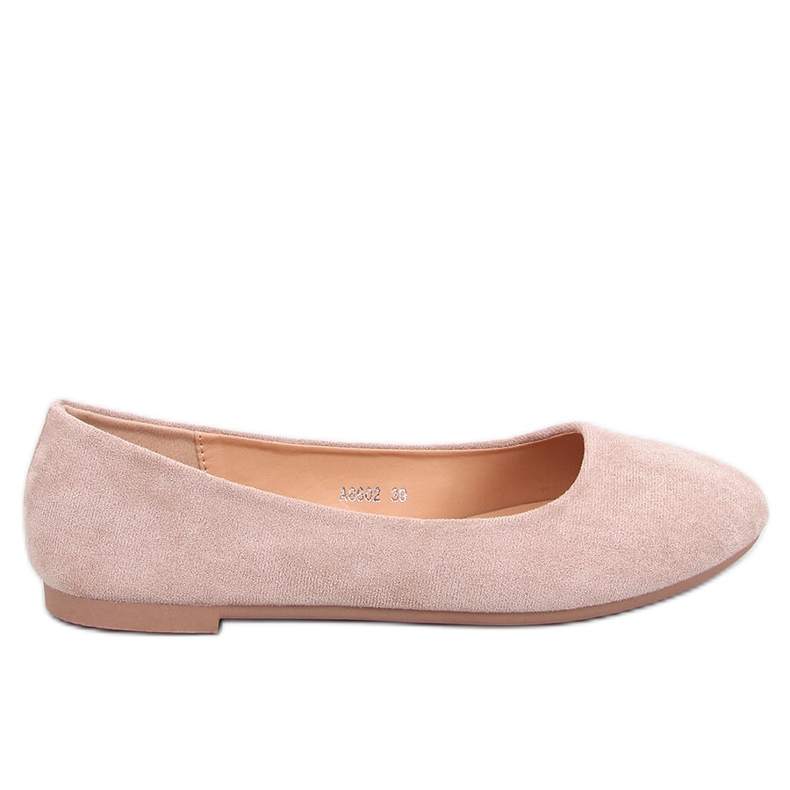 Ballerine classiche in pelle scamosciata Sessa Khaki beige