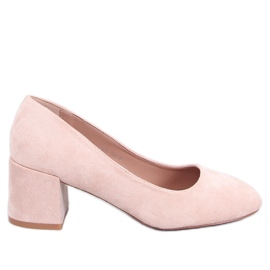 Comode décolleté con tacco Fredette Beige