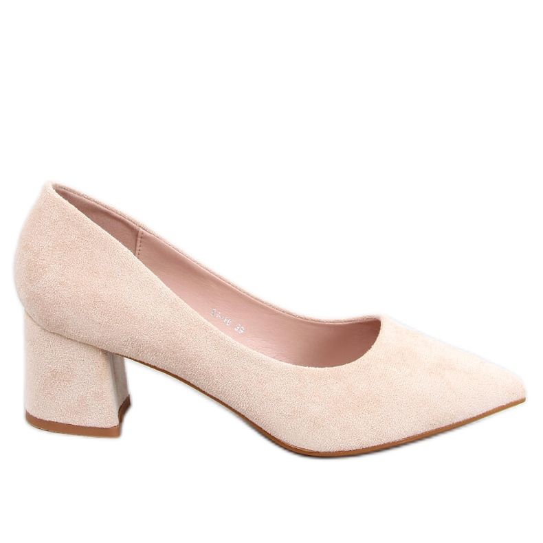 Décolleté Farrin Beige con tacco basso