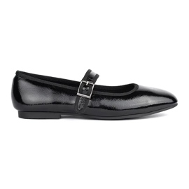Ballerine da donna laccate nere nero