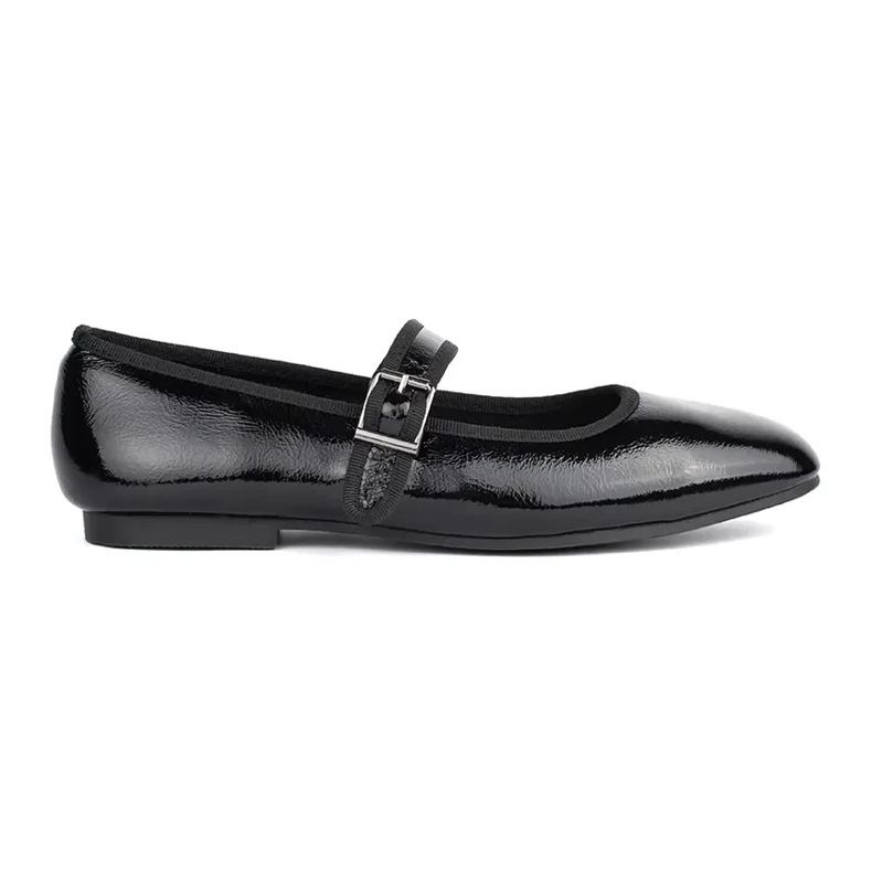 Ballerine da donna laccate nere nero