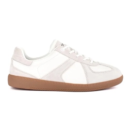 Goodin Sneakers da donna in pelle bianca
