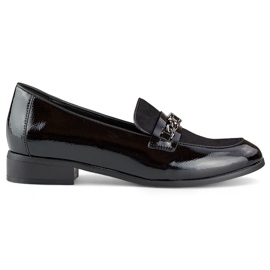 Scarpe classiche da donna in vernice nera nero