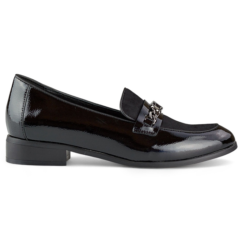 Scarpe classiche da donna in vernice nera nero