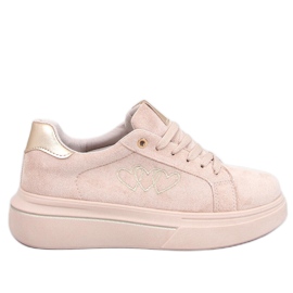 Sneakers pastello Akins Khaki da donna beige