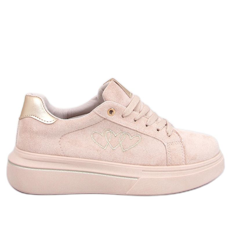 Sneakers pastello Akins Khaki da donna beige
