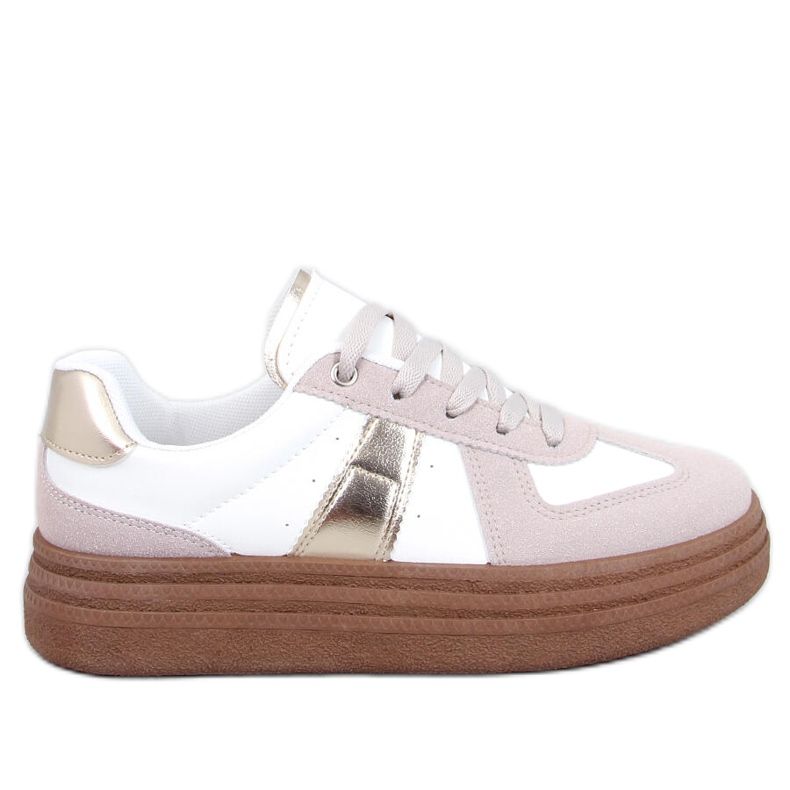 Scarpe da ginnastica da donna Critten Gold beige