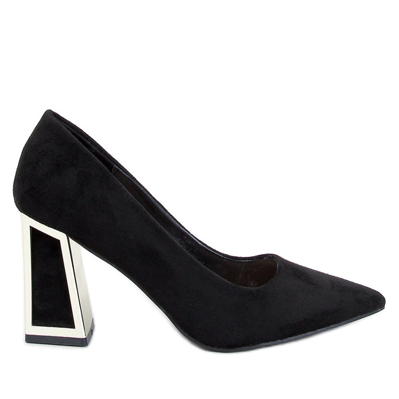 Constie Décolleté con tacco geometrico nero