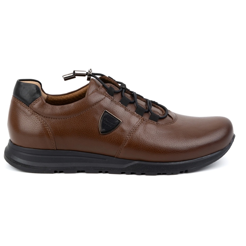 Scarpe da uomo in pelle KAMPOL 25/74 marrone