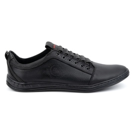 Polbut Scarpe casual in pelle da uomo 2121 nere nero