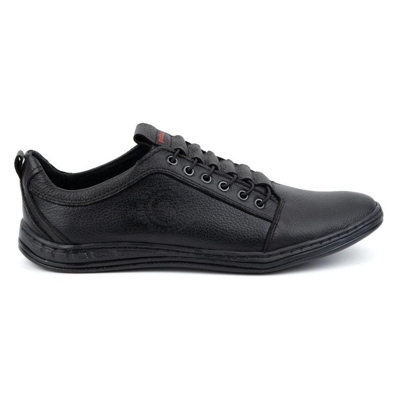 Polbut Scarpe casual in pelle da uomo 2121 nere nero