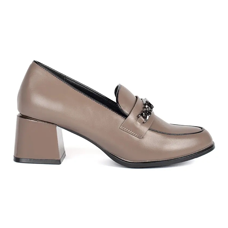 Scarpe col tacco da donna beige