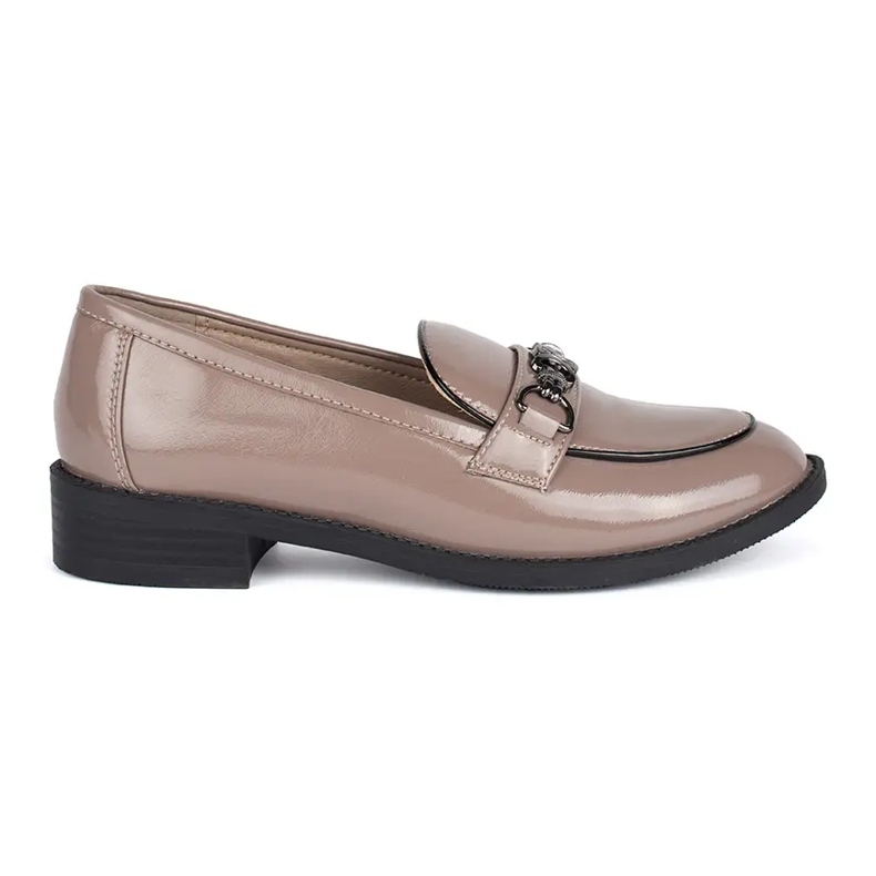 Goodin Mocassini da donna beige vernice