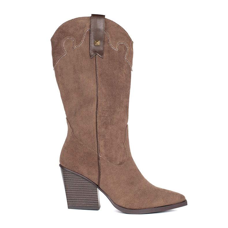 Seastar Stivali texani da donna in camoscio marrone