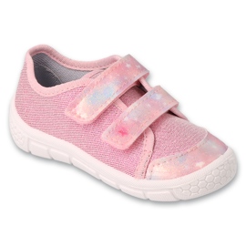 Ciabatte per bambini Befado con velcro 908P001 rosa
