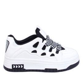 Scarpe da ginnastica da donna Allman nere bianca