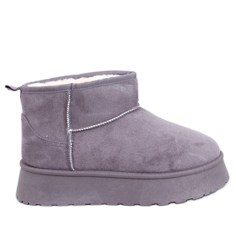 Rodmans Scarpe corte con plateau grigie grigio