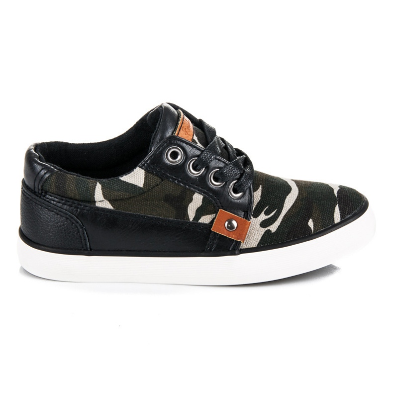 Sneakers con lacci multicolore