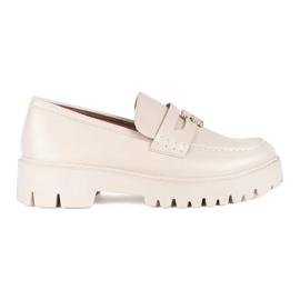 Seastar Mocassini da donna beige sulla piattaforma