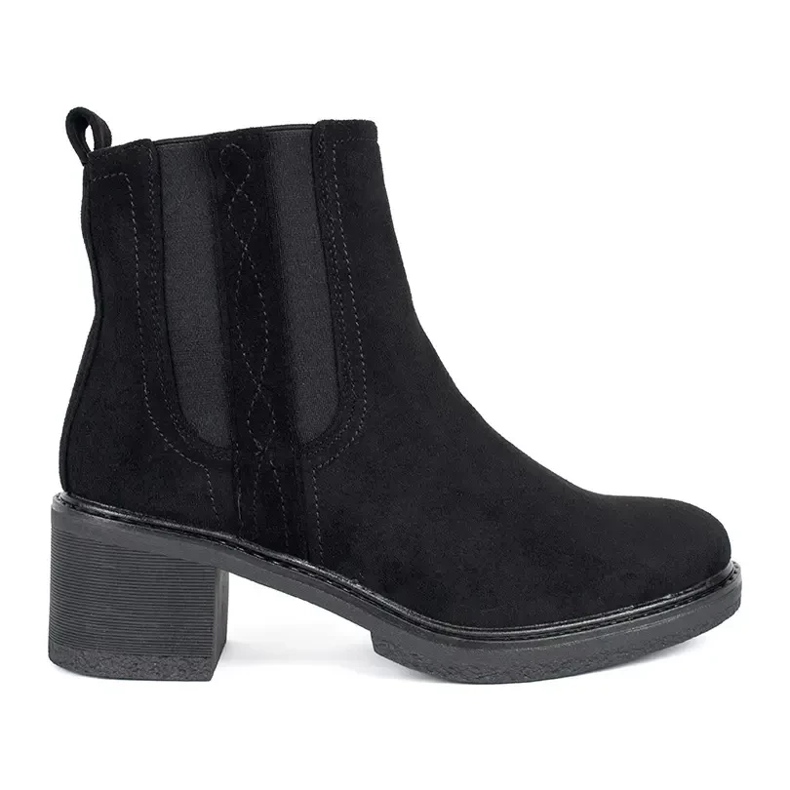 Seastar Stivali Jodhpur in camoscio nero sul palo