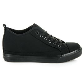 Mckeylor Sneakers nere con zeppa nero