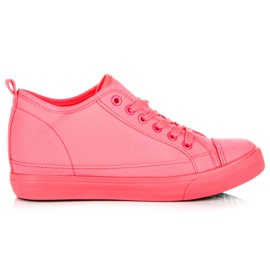 Mckeylor Sneakers Al Neon Su Zeppa rosa