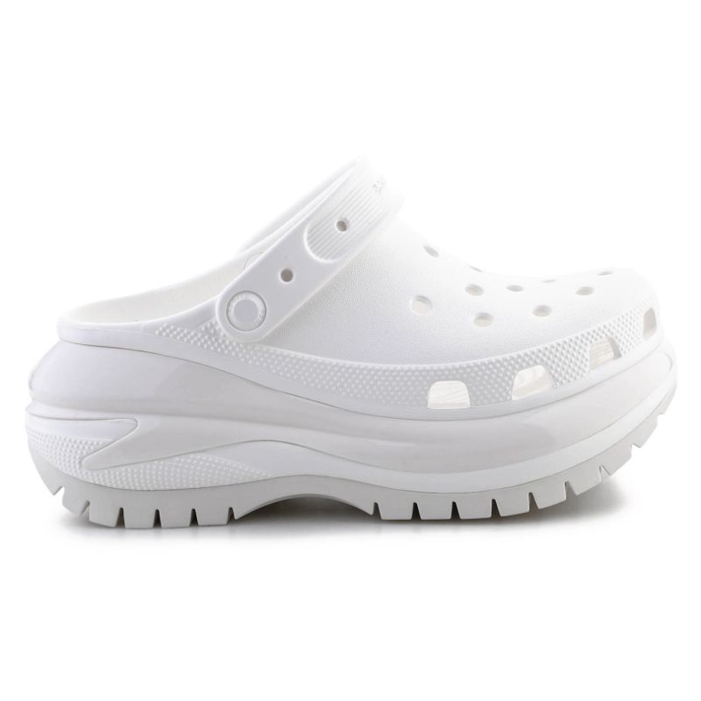 Infradito Crocs Mega Crush Clog 207988-100 bianca