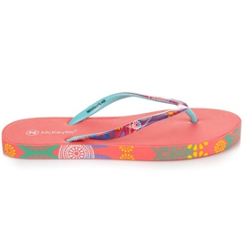 Mckeylor Pantofole da donna corallo rosso