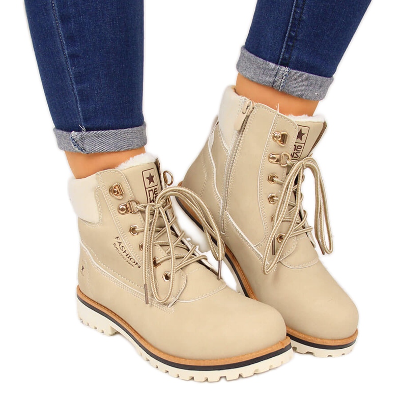 News Stivali isolanti da donna, beige NOVITÀ