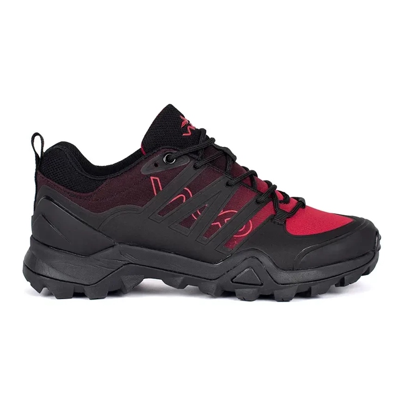Scarpe da trekking da donna VICO nere e rosse rosso