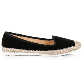 Vinceza Espadrillas in camoscio nero