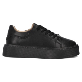Filippo DP6119/24 Sneakers in pelle Bk, nere nero