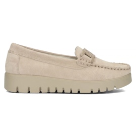 Filippo DP3334/24 Mocassini in pelle beige