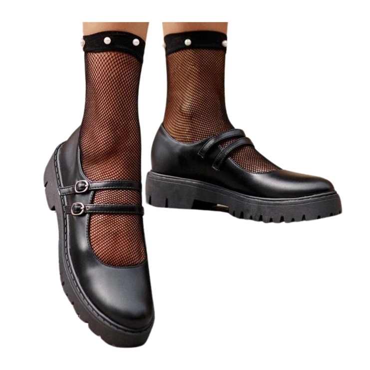 Scarpe Con Cinturino Da Donna Nere Rialuna nero