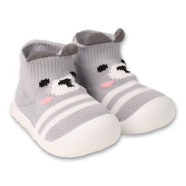 Scarpine Befado 002P059 suola flessibile grigio/bianco