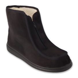 Ciabatte da donna Dr.ORTO Befado isolanti in lana 996D013, nere nero