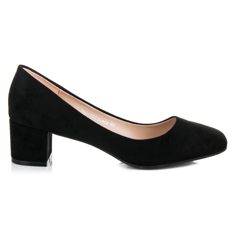 Weide Scarpe basse in pelle scamosciata nero