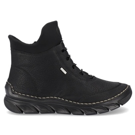 Stivali isolanti neri da donna Rieker 55069-00 nero