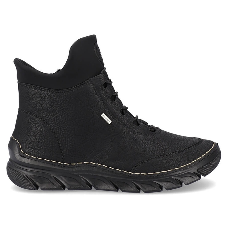 Stivali isolanti neri da donna Rieker 55069-00 nero