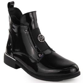 Stivaletto da donna Filippo DBT4750 in vernice nera nero