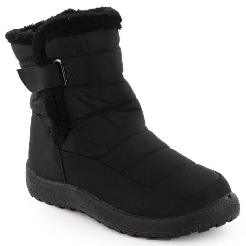 Doposci da donna Filo Donna Z24-50 neri con pelliccia nero